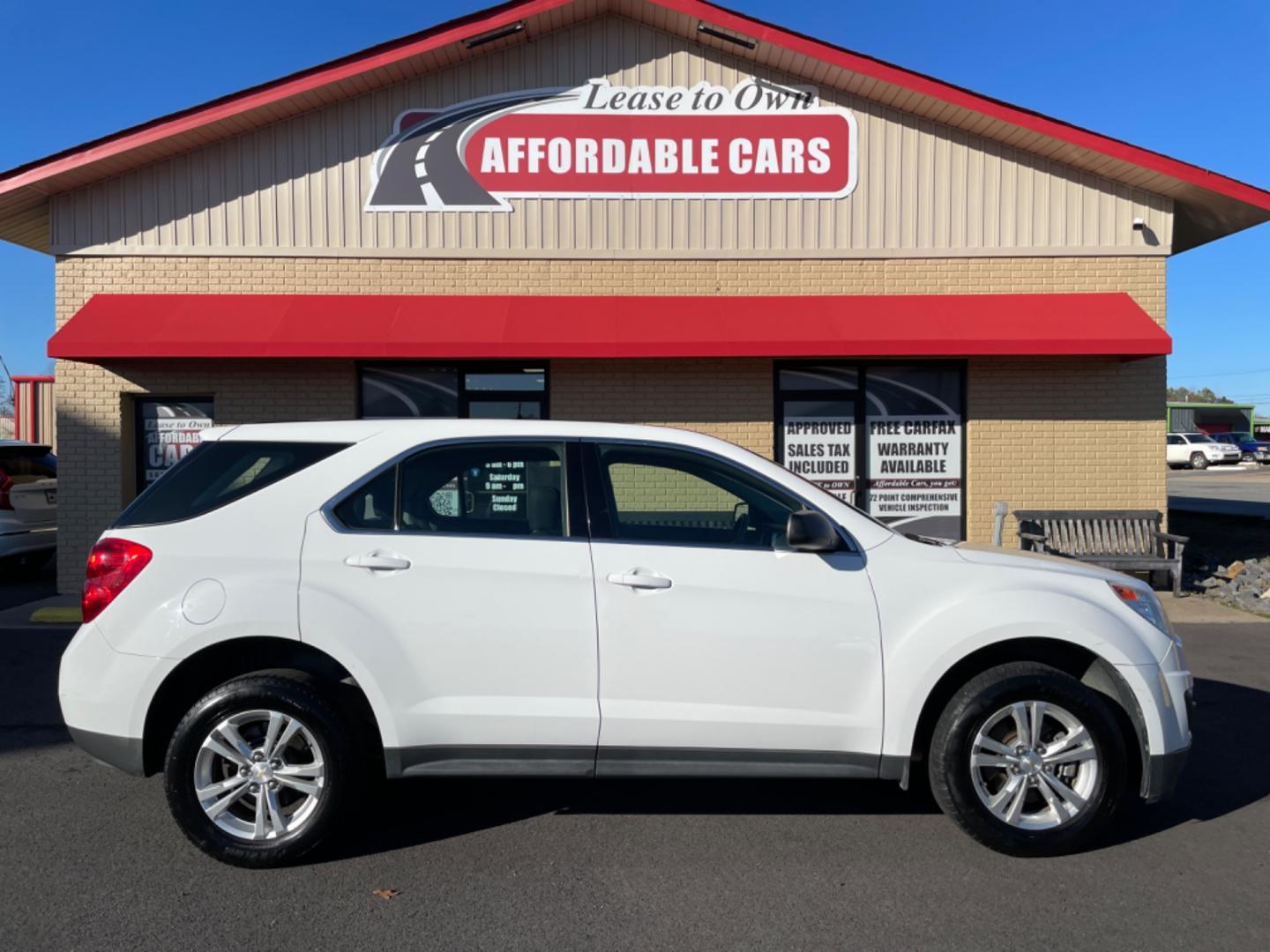 2015 White Chevrolet Equinox (1GNALAEK2FZ) with an 4-Cyl, 2.4 Liter engine, Automatic, 6-Spd transmission, located at 8008 Warden Rd, Sherwood, AR, 72120, (501) 801-6100, 34.830078, -92.186684 - Photo#0